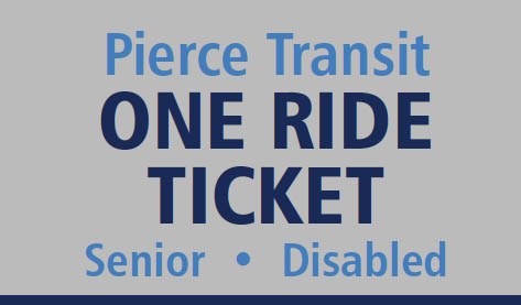one ride for seniors and disabled ticket